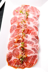 fresh raw beef