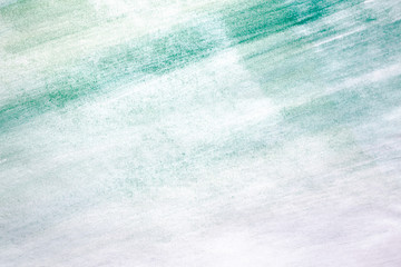 Obraz premium Abstract green art background. Hand-painted .