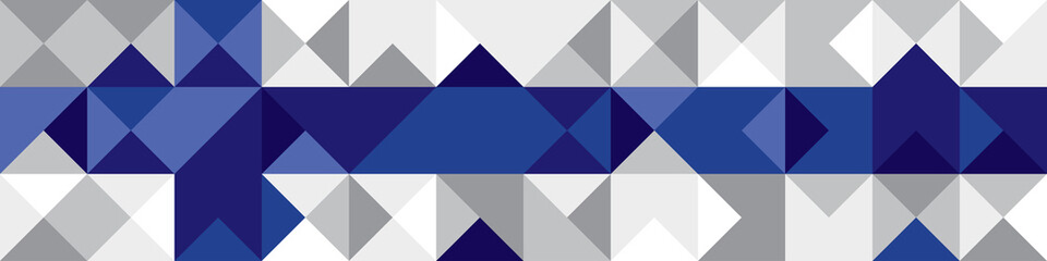 Abstract Finland Flag, Finnish Poly Colors (Vector Art)