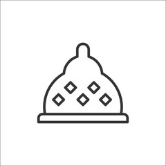 Obraz premium Building icon logo vector illustration