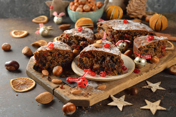 Christmas fruit cake