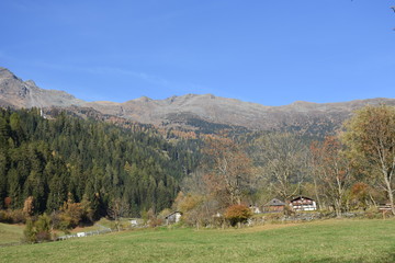 Osttirol, Lienz, Lienzer Dolomiten, Lienzer Talboden, Thurn, Prappernitze, Dorf, Bergbauerndorf,...