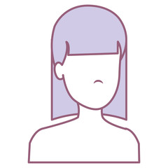 Fototapeta premium beautiful woman shirtless avatar character