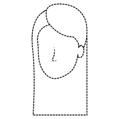 beautiful woman head avatar character