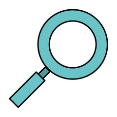 magnifying glass isolated icon