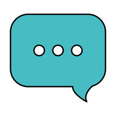 speech bubble isolated icon