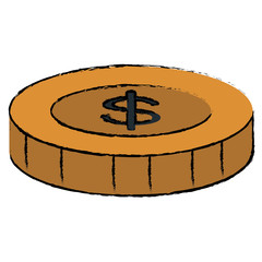 coins money isolated icon