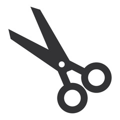scissors cut isolated icon