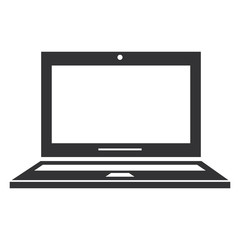 laptop computer isolated icon