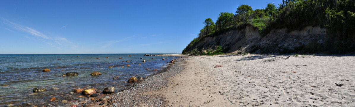 Panorama Naturstrand Nonnevitz, Panorama, Insel R&uuml;gen