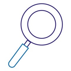 magnifying glass isolated icon