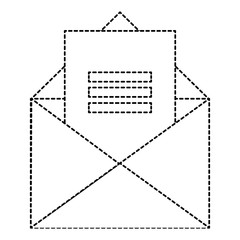 mail envelope isolated icon