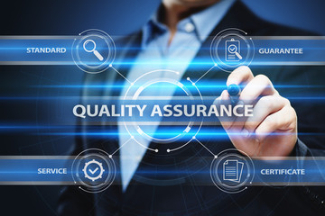 Quality Assurance Service Guarantee Standard Internet Business Technology Concept