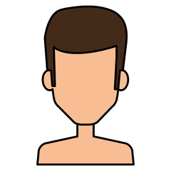 young man shirtless avatar character