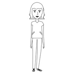 beautiful woman avatar character