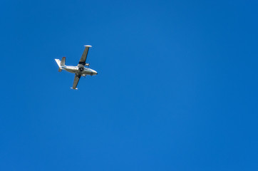 airplane in the sky
