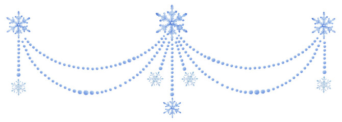 雪の結晶　装飾