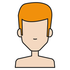 young man shirtless avatar character