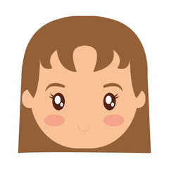 cartoon woman icon