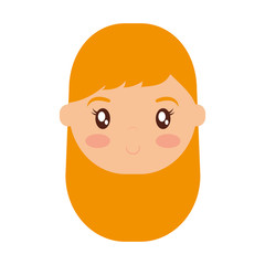 cartoon woman icon