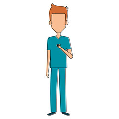 man surgeon avatar character