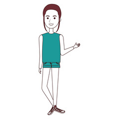 beautiful woman avatar character