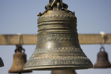 Obraz premium large Church bells hanging outside