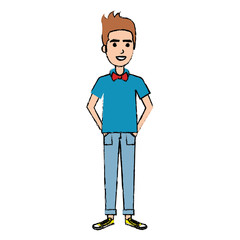 young man avatar character
