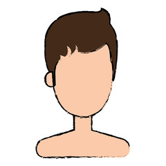 young man shirtless avatar character