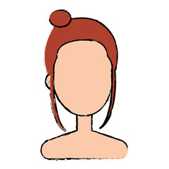 beautiful woman shirtless avatar character