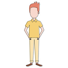 young man avatar character