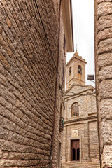 Tempio Pausania Kathedrale Sankt Peter und Oratorium des Heiligen Kreuzers Granitstadt