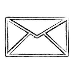 Email or mail symbol icon vector illustration graphic design