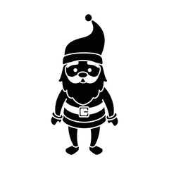 cute santa claus character