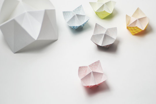 Pretty paper fortune tellers