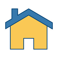 House real estate icon vector illustration graphic design