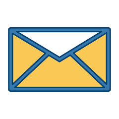 Email or mail symbol icon vector illustration graphic design