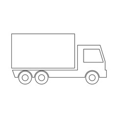 Simple truck icon