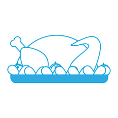 grilled chicken icon