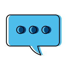 Chat bubble symbol icon vector illustration graphic design