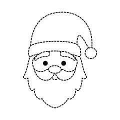 Obraz na płótnie Canvas cute santa claus head character vector illustration design
