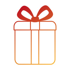 giftbox present holiday icon vector illustration design