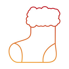 merry christmas socks decorative vector illustration design