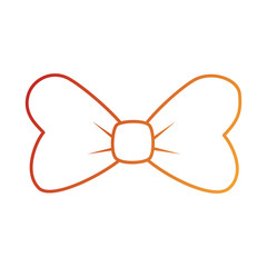 bowtie decorative isolated icon vector illustration design