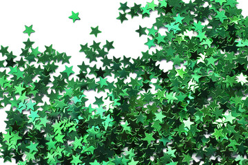 Green glitter background