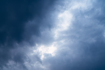 Obraz premium It's cloudy weather.