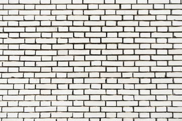 white brick wall background in rural room