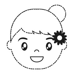 cartoon woman icon