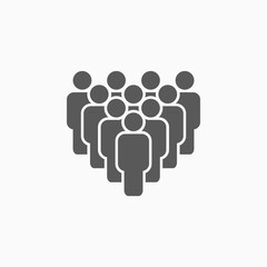 crowd of people icon