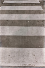 the concept of safety  whit  zebra crossing